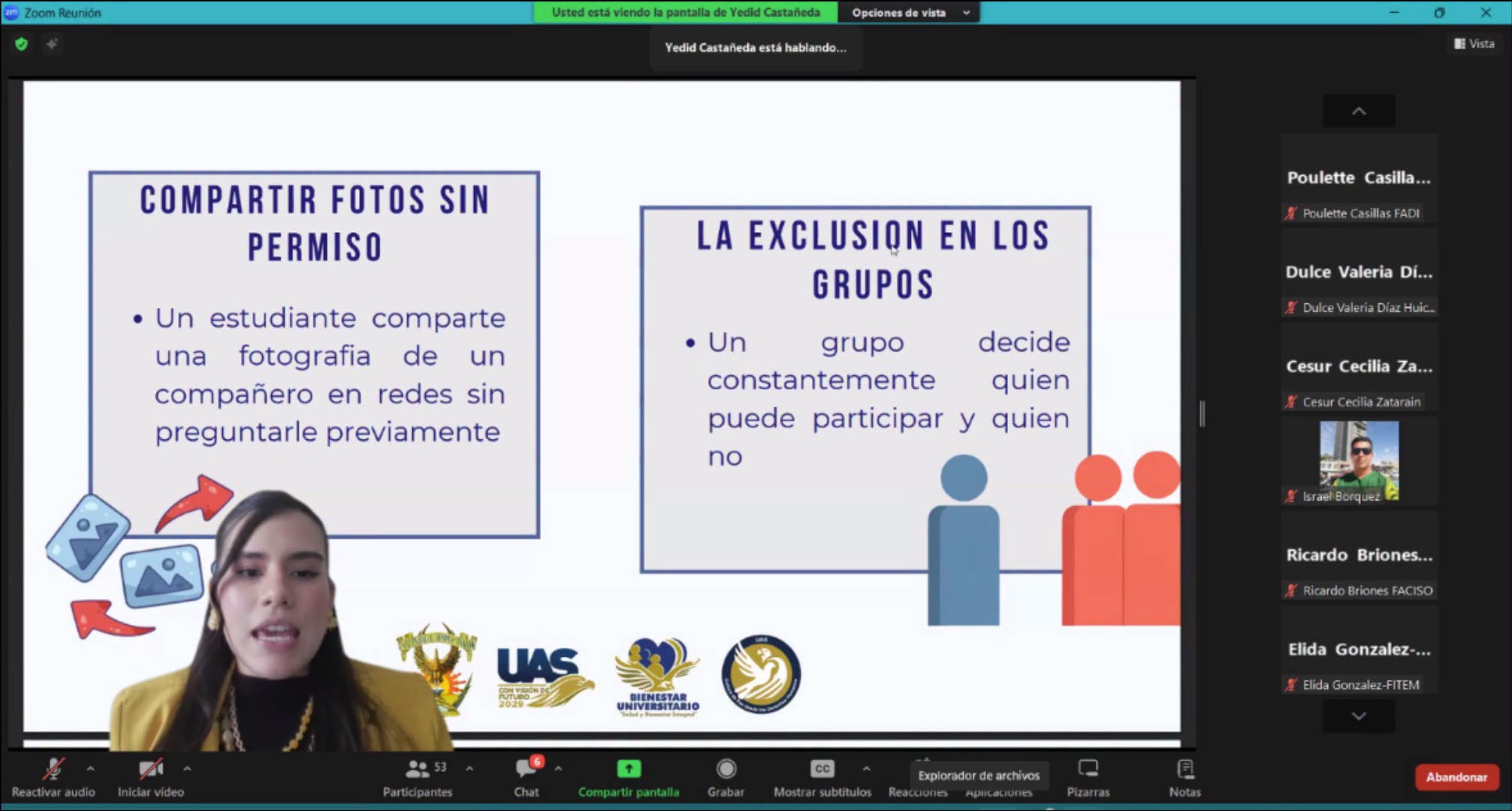UBU promueve una convivencia pacífica mediante la reflexión sobre los derechos humanos