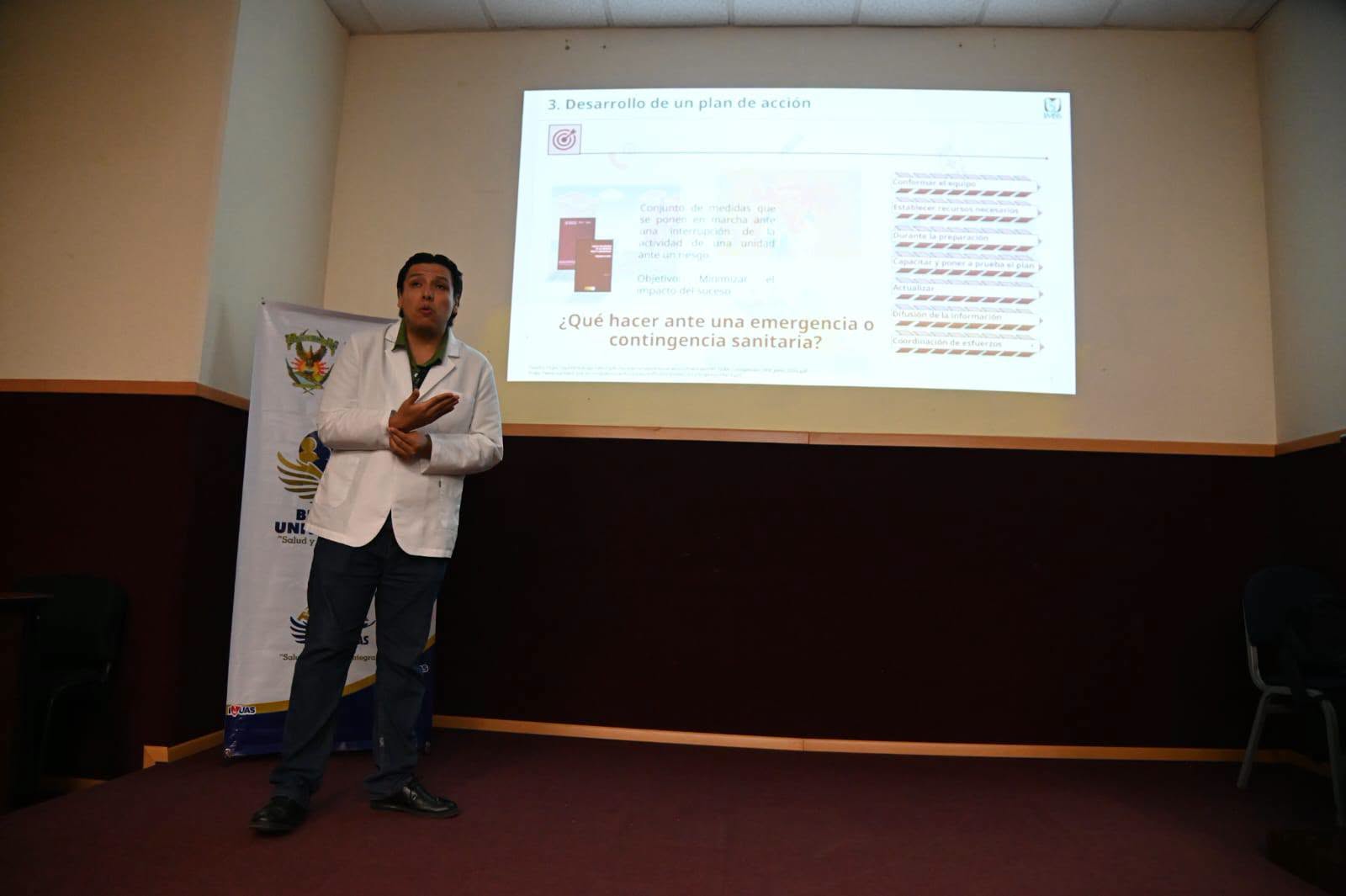 UBU promueve acciones para la atención de emergencias y contingencias sanitarias en facultades de la UAS