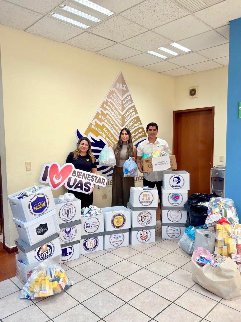 Concluye campaña “Dona medicamentos, regala salud” con amplia participación de unidades académicas de la UAS