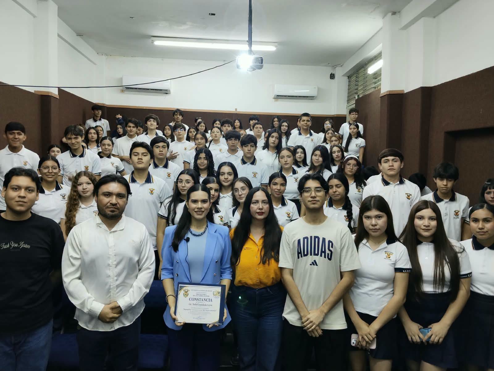 UBU fortalece la cultura de paz y los derechos humanos en la Preparatoria Dr. Salvador Allende