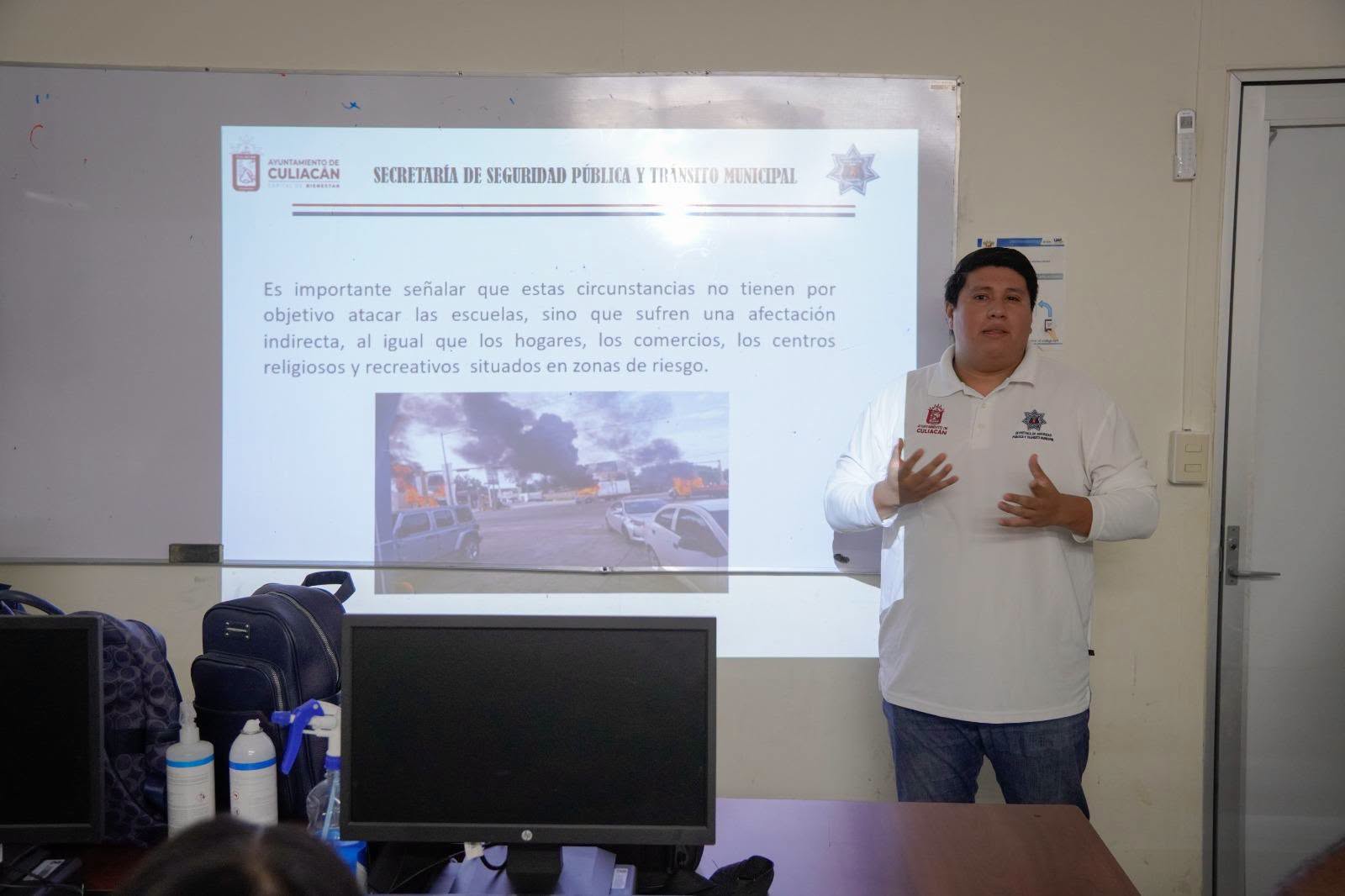 UBU promueve medidas de seguridad ante situaciones de riesgo en la Preparatoria Jorge Fausto Medina Viedas